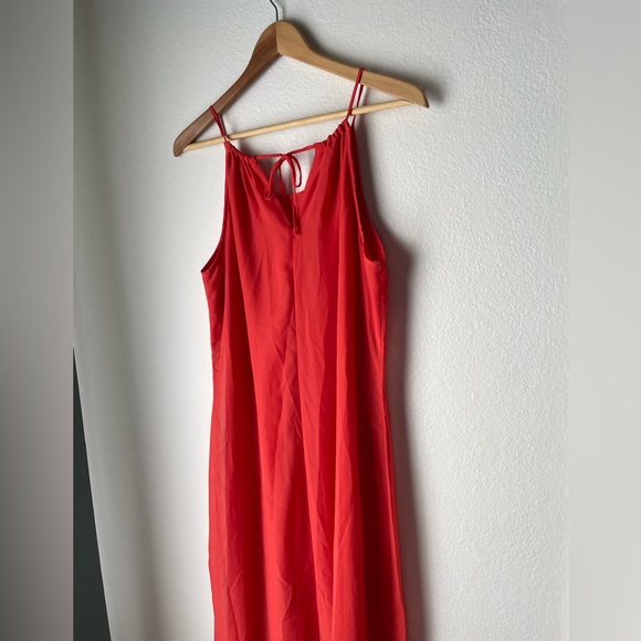 Flowy red high-low dress - Picture 2 of 7